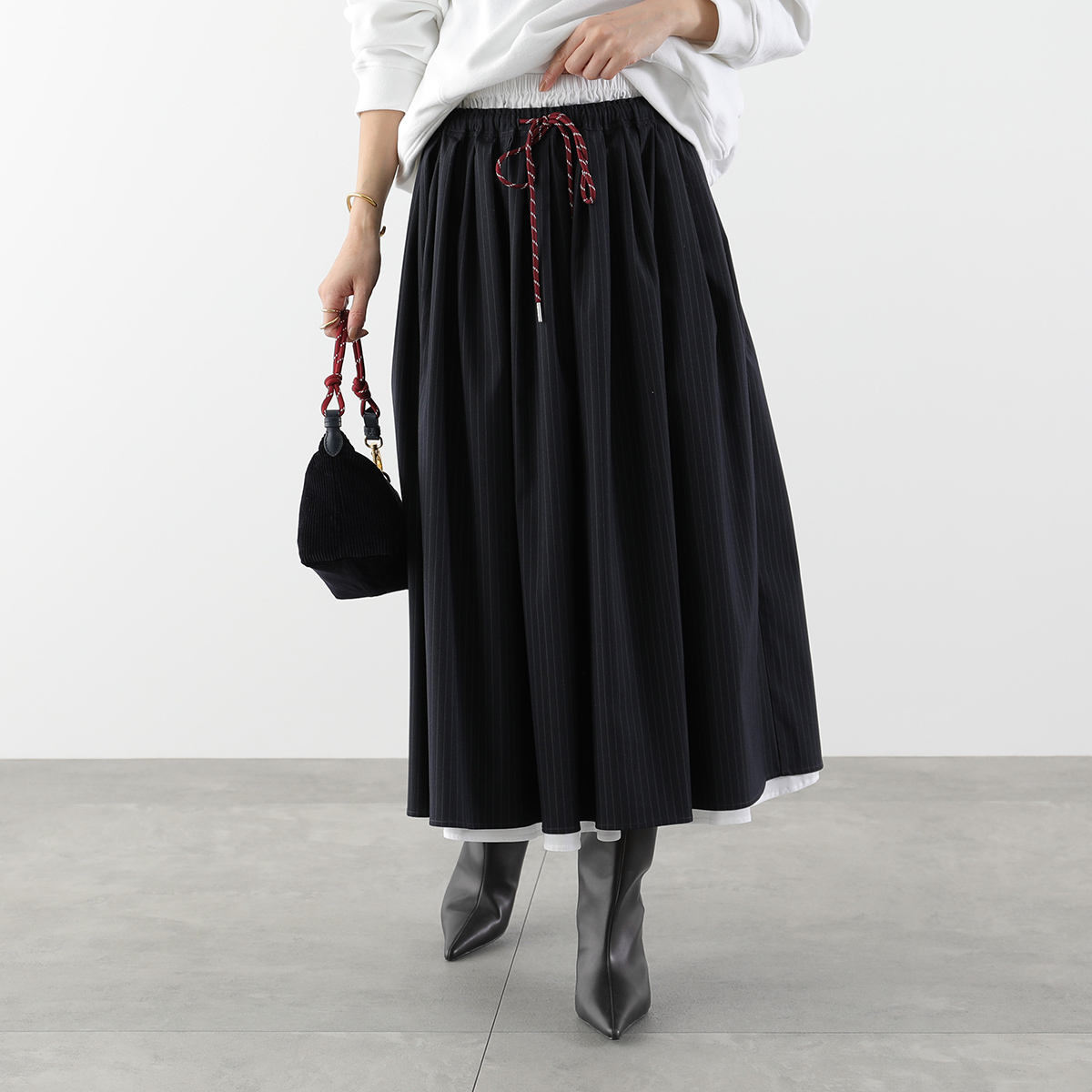 Dignite collier（ディニテコリエ） ギャザースカート 80256515