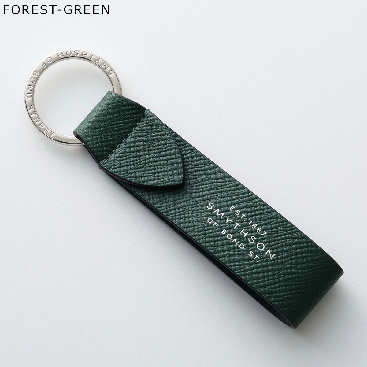 【新品】完売色 スマイソン Panama ストラップ キーリング キーホルダー Smythson（スマイソン） キーリング PMA KEYRING W/LEATHER STRAP