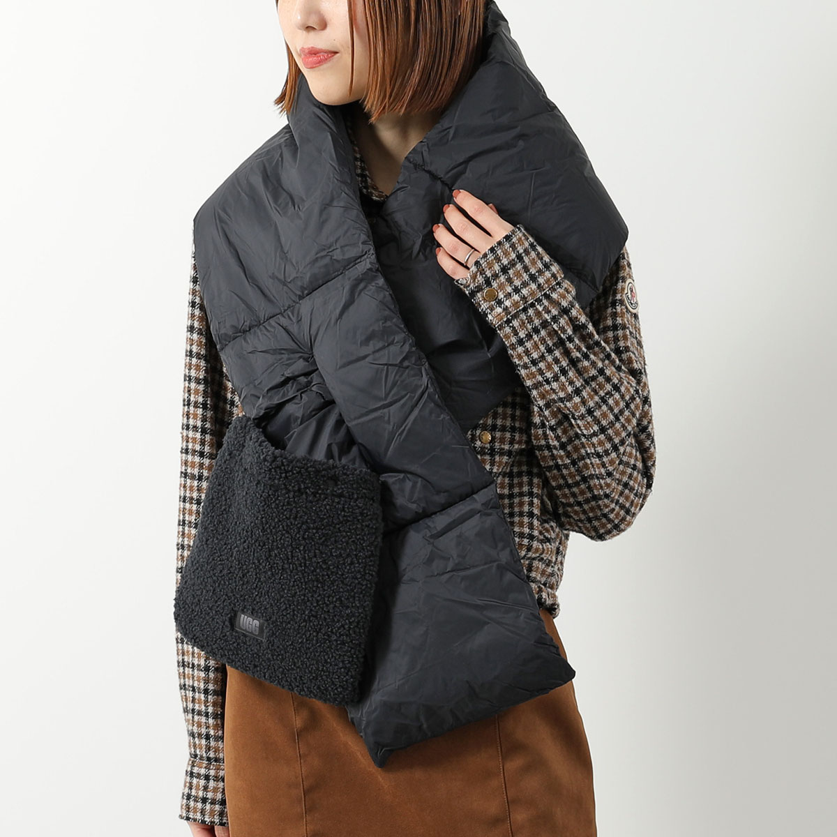 UGG（アグ） マフラー W AW UGGfluff PACKABLE SCARF フラッフ
