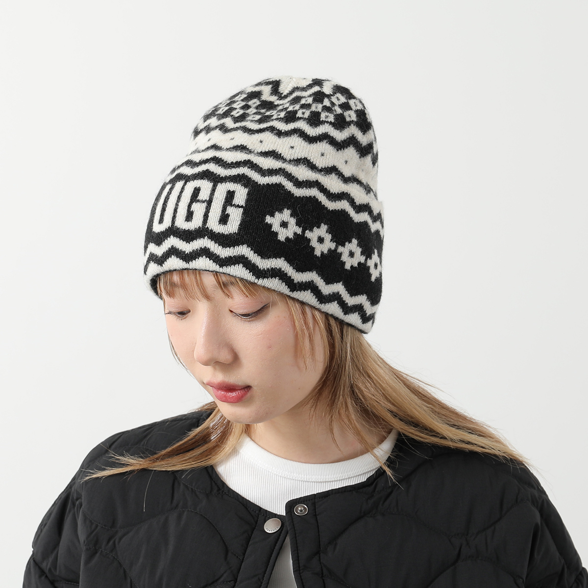 UGG（アグ） ニット帽 Chunky UGGisle Beanie チャンキー UGGアイル