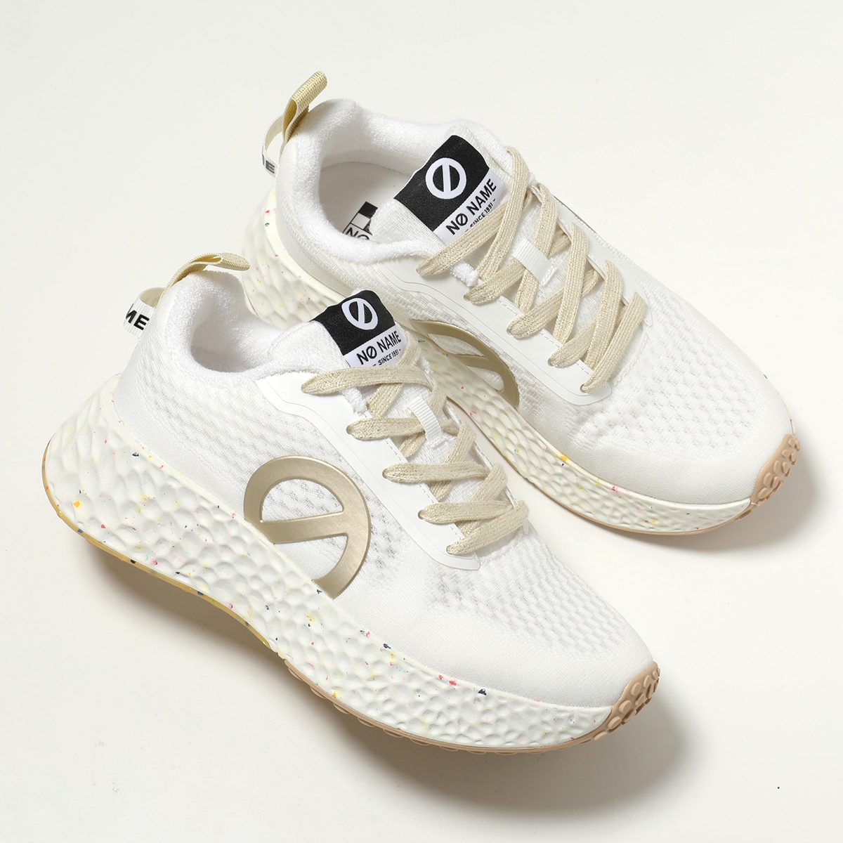 美品✨ノーネーム スピード ベージュ ゴールド 厚底 スニーカー 38 24cm 楽天市場】NO NAME ノーネーム [スニーカー] SPEED-42919-L.GOLD