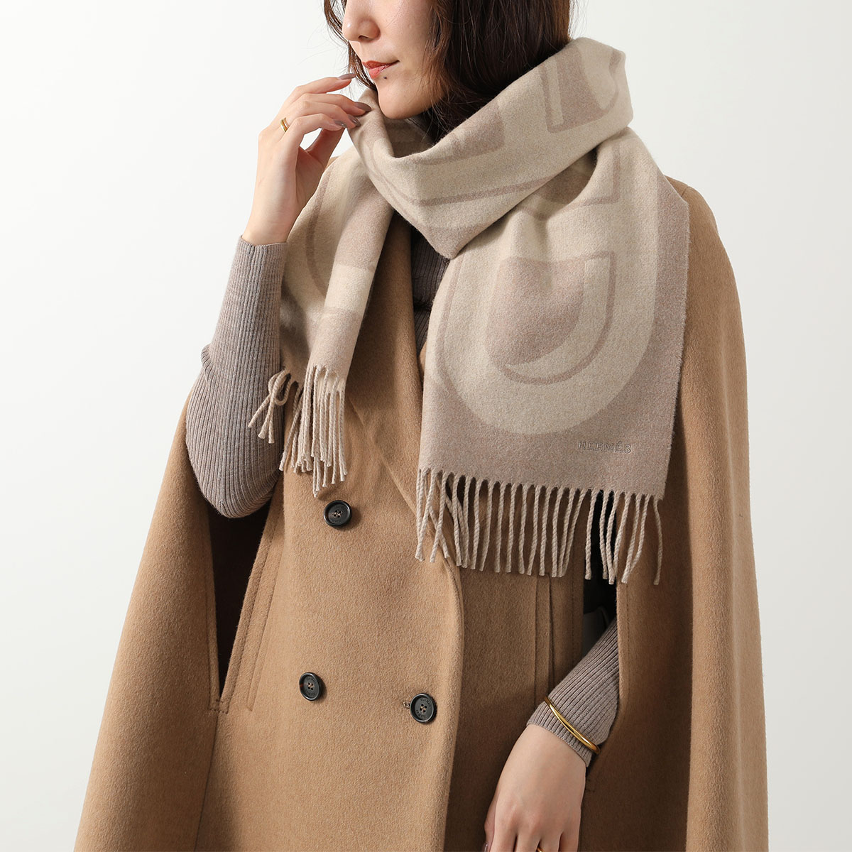 HERMES（エルメス） マフラー 170×25 マイヨン Maillon H394825T