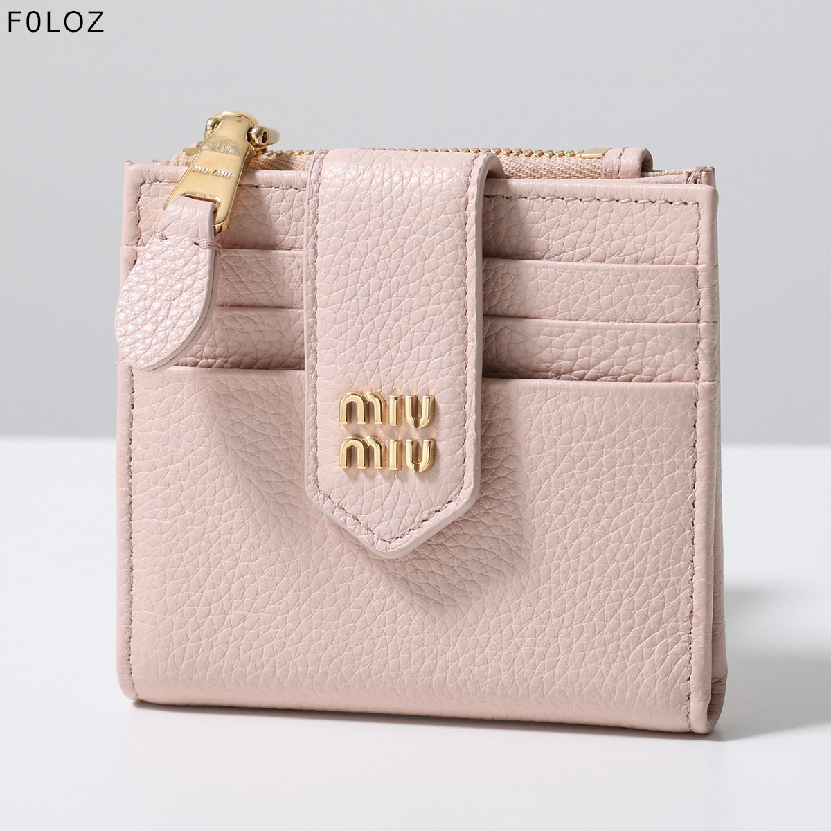 miu miu（ミュウミュウ） 二つ折り財布 5ML047 ADT7 レディース レザー