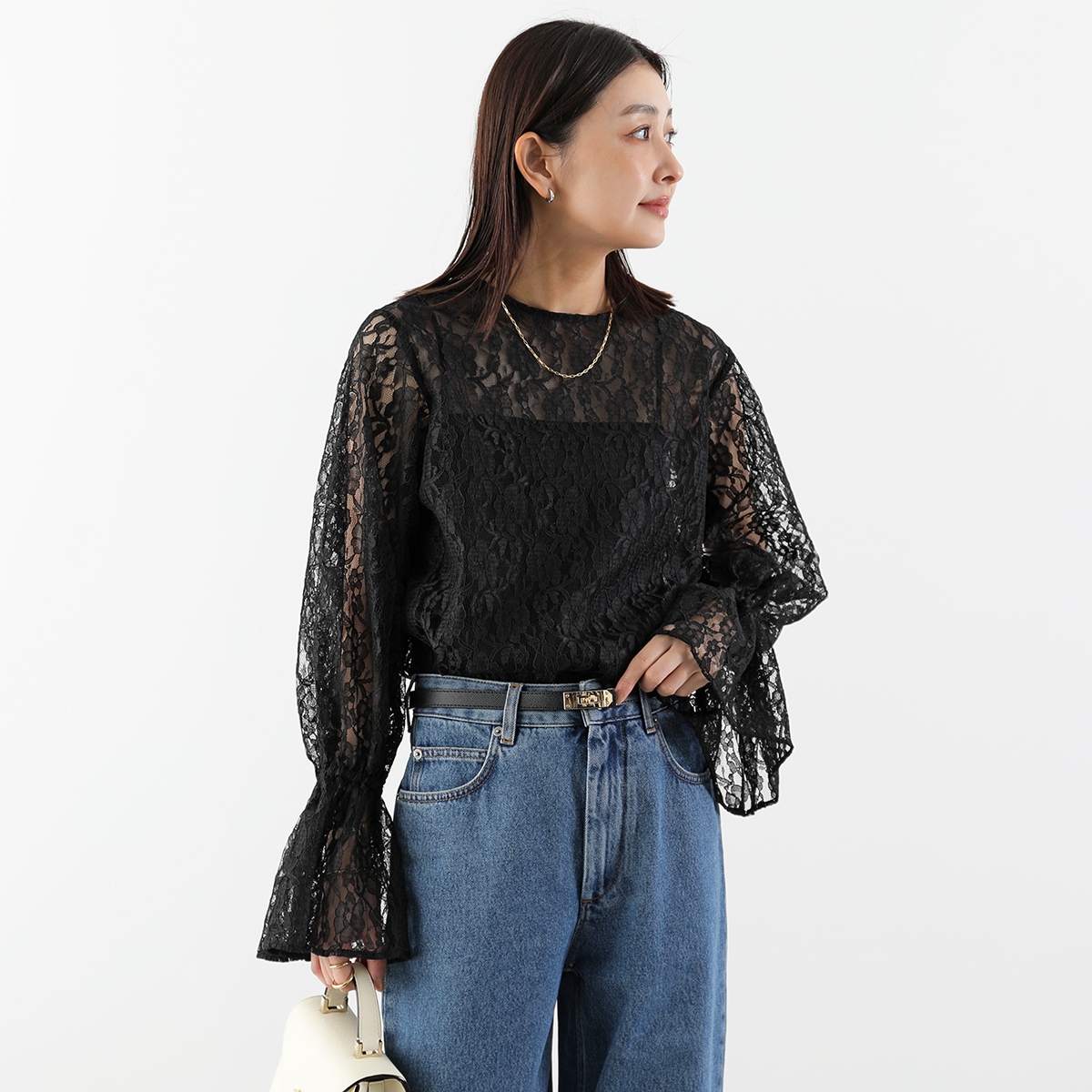 anana（アナナ） レース ブラウス a56-008 レディース キャンディー