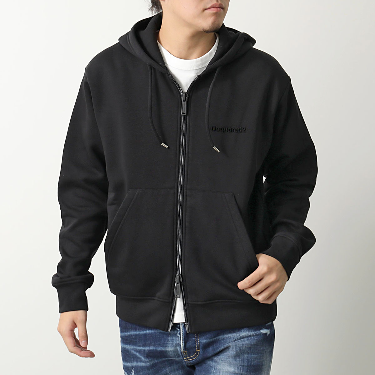DSQUARED2（ディースクエアード） パーカー Cool Fit Zipped Hoodie