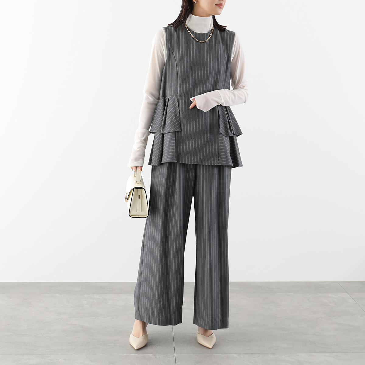 Polaris unique Rimember mono palette セット Mewl（ミュール） オールインワン M254-33044 レディース コンビネゾン