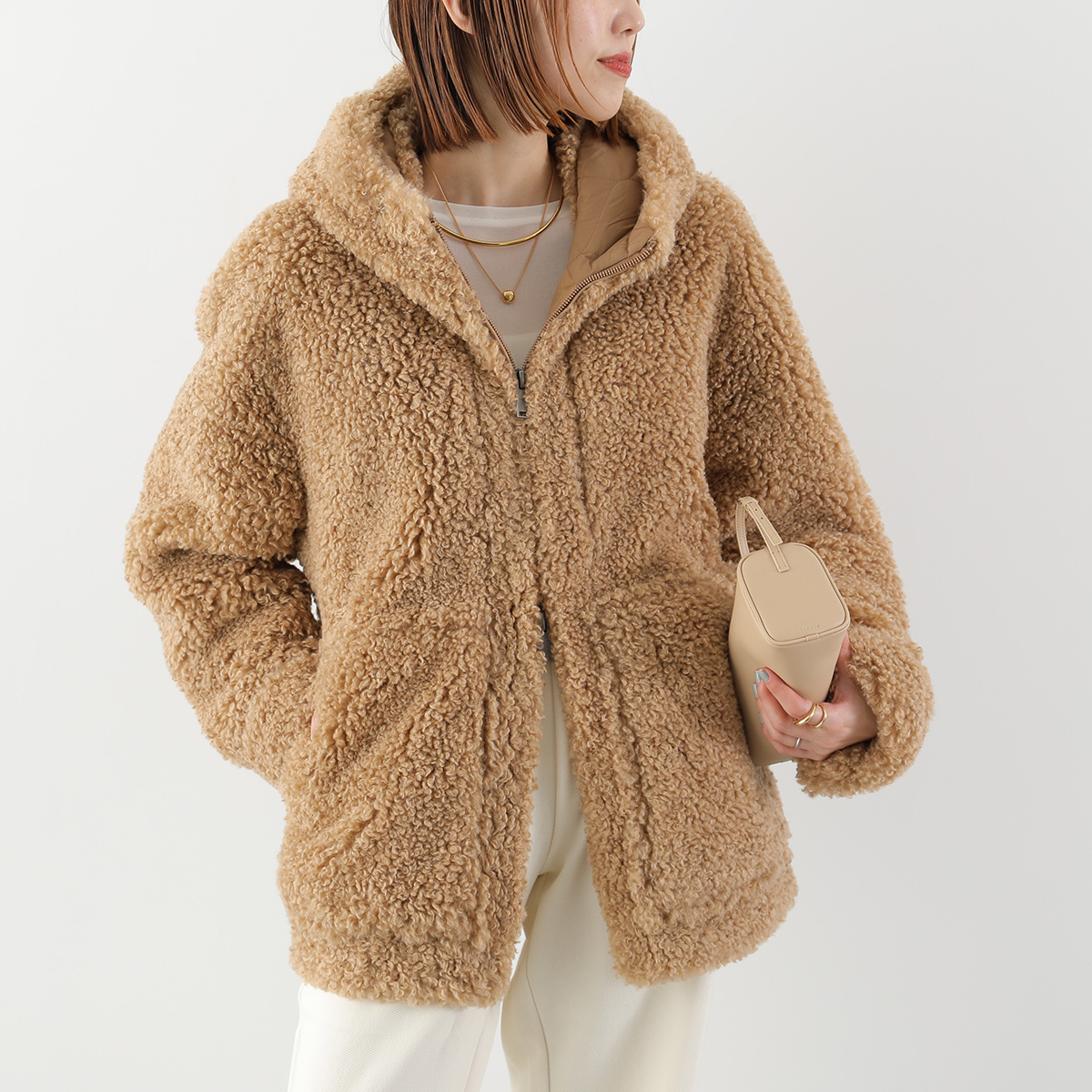 Vegancode ヴィーガンコード ボアジャケット BJ19746 レディース