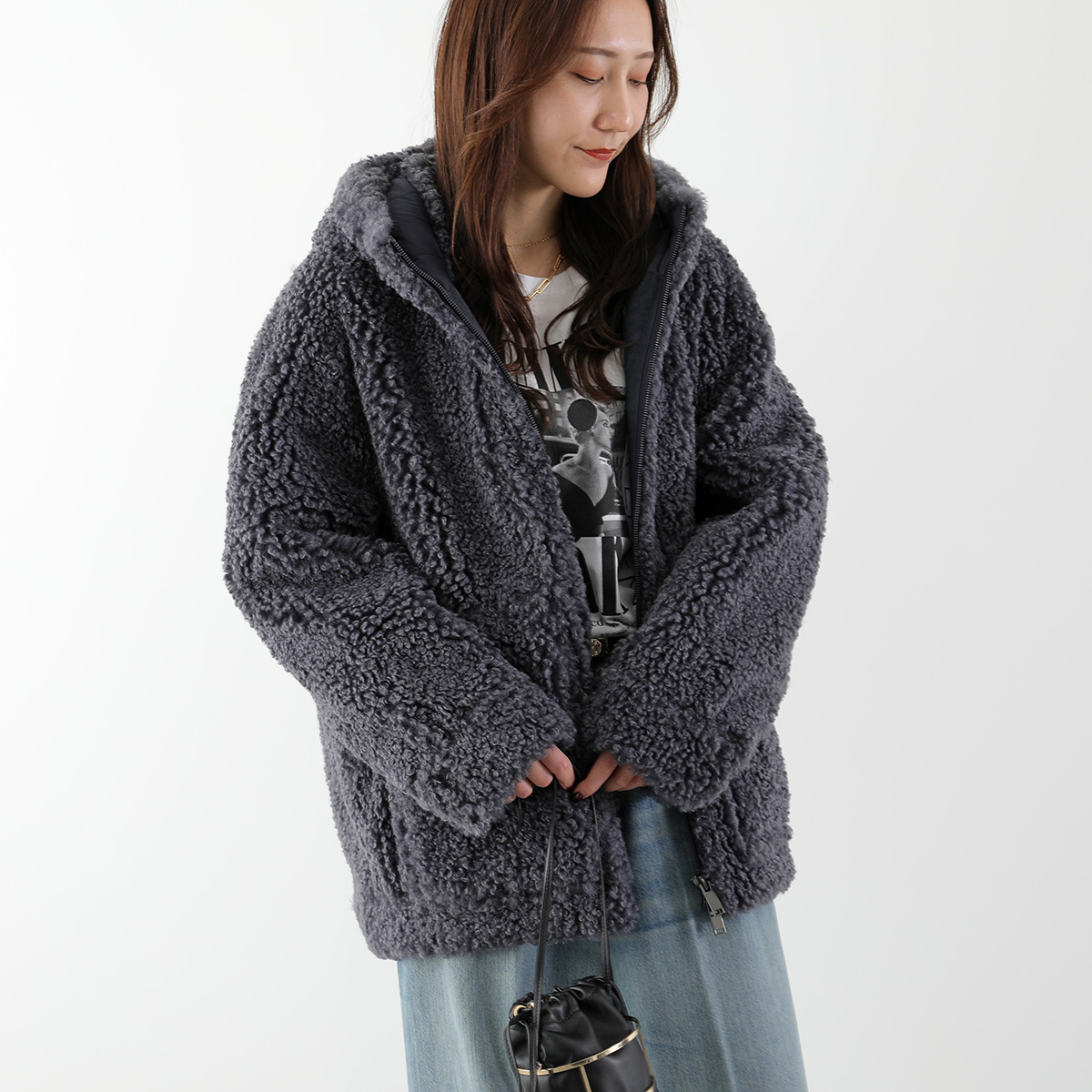 Vegancode ヴィーガンコード ボアジャケット BJ19746 レディース