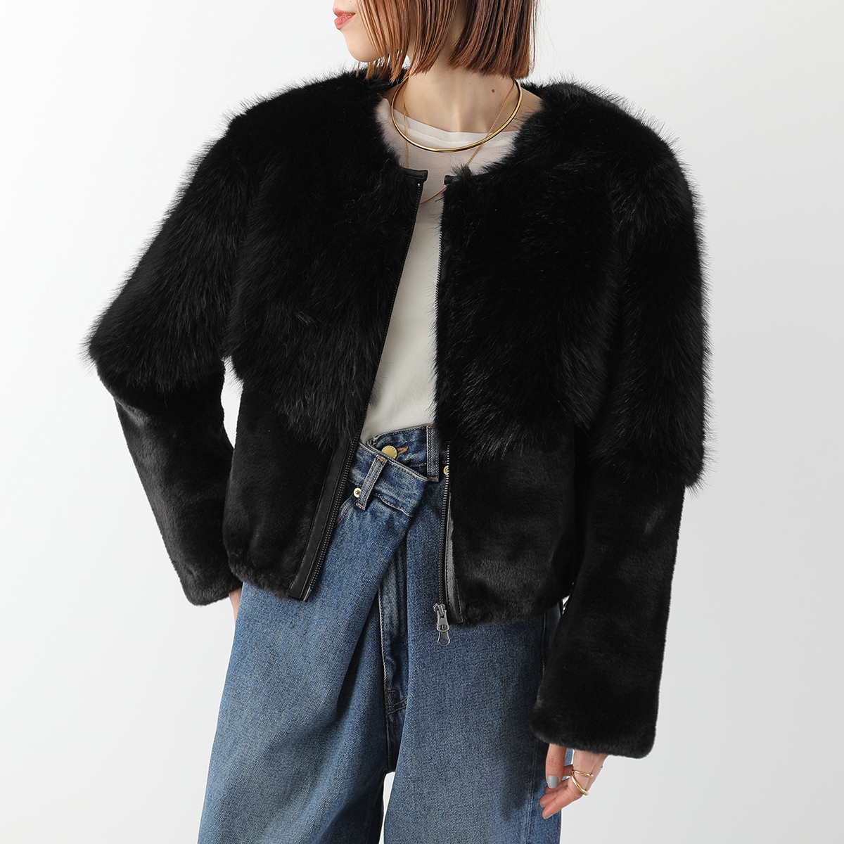 インポートセレクトmusee - ファー(ボア)ジャケット・コート｜Yahoo
