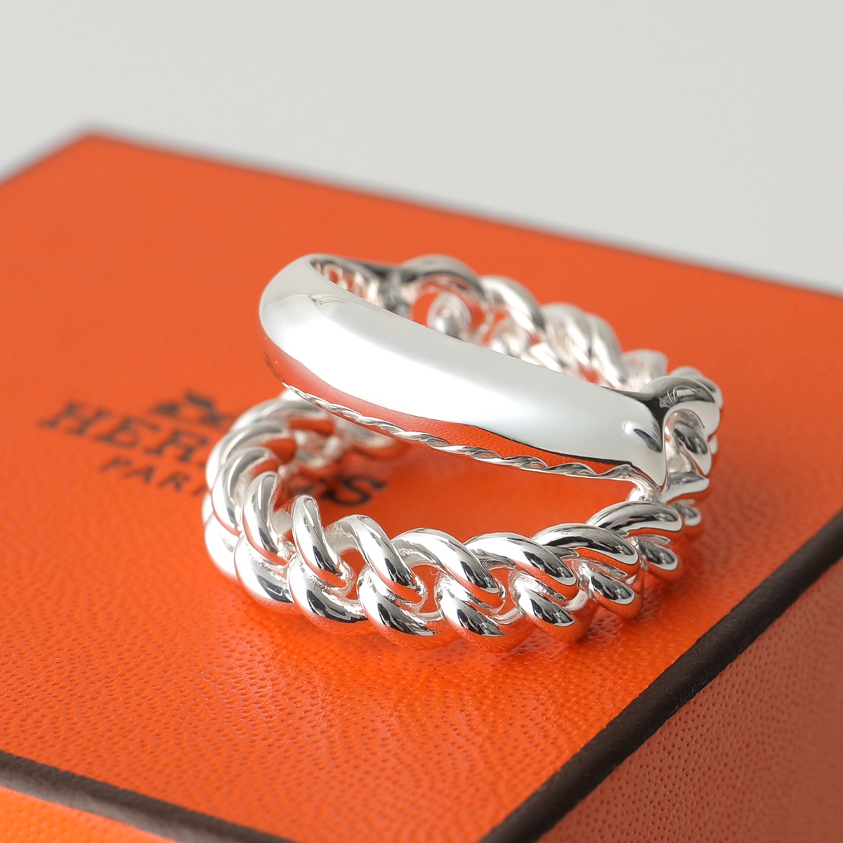 HERMES Boucle Sellier MM エルメス ブックルセリエ HERMES（エルメス） リング ブックル セリエ アンフレキシブル Boucle