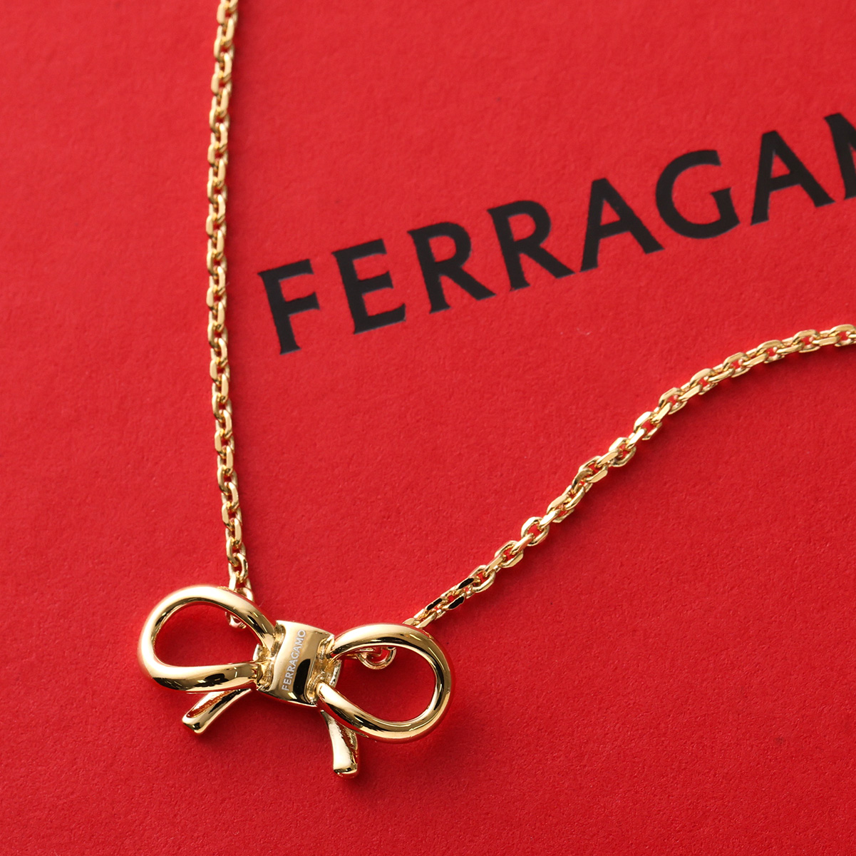 FERRAGAMO（フェラガモ） ネックレス NKL BOW 760951 791136