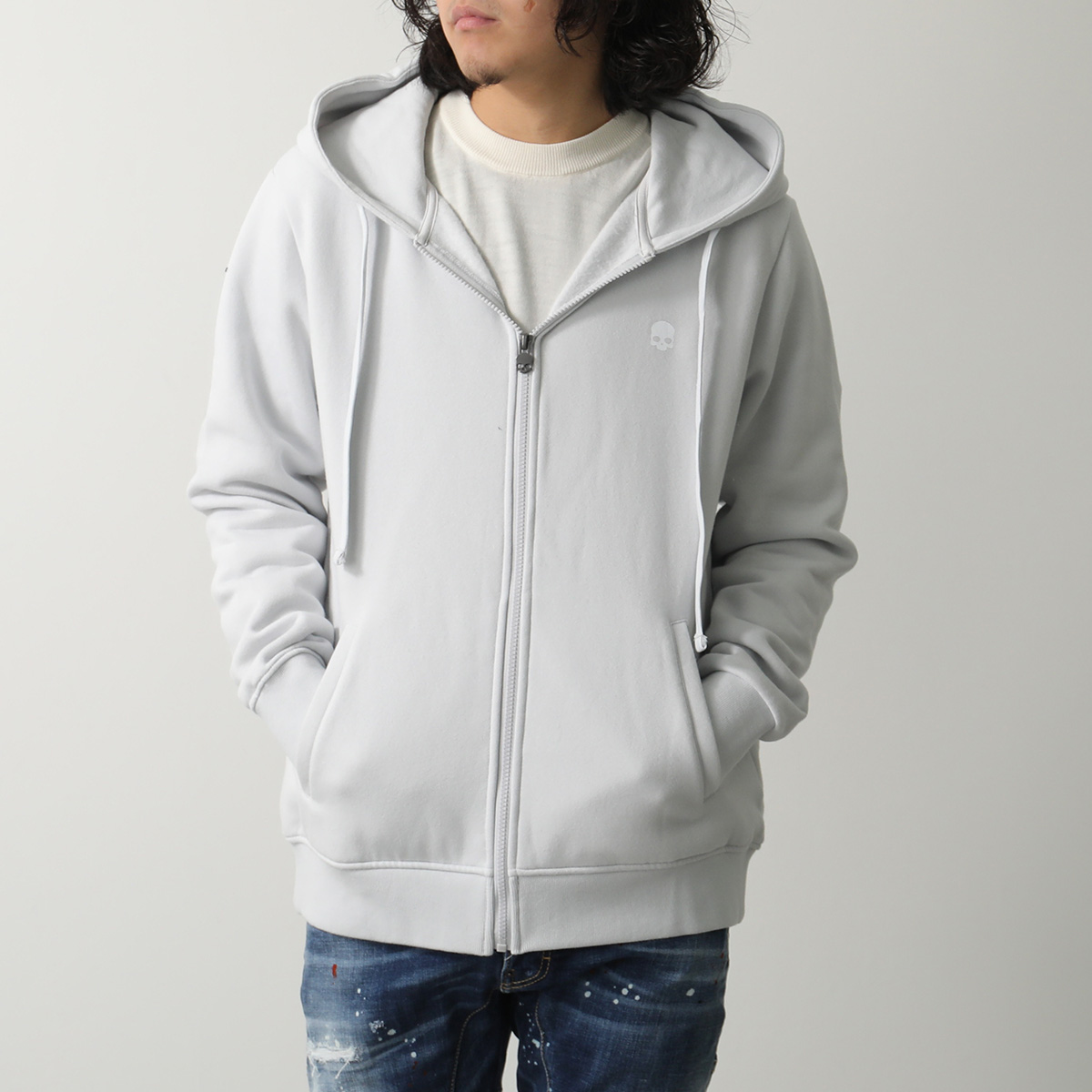 HYDROGEN（ハイドロゲン） パーカー LENTICULAR FULLZIP HOODIE MZ0005