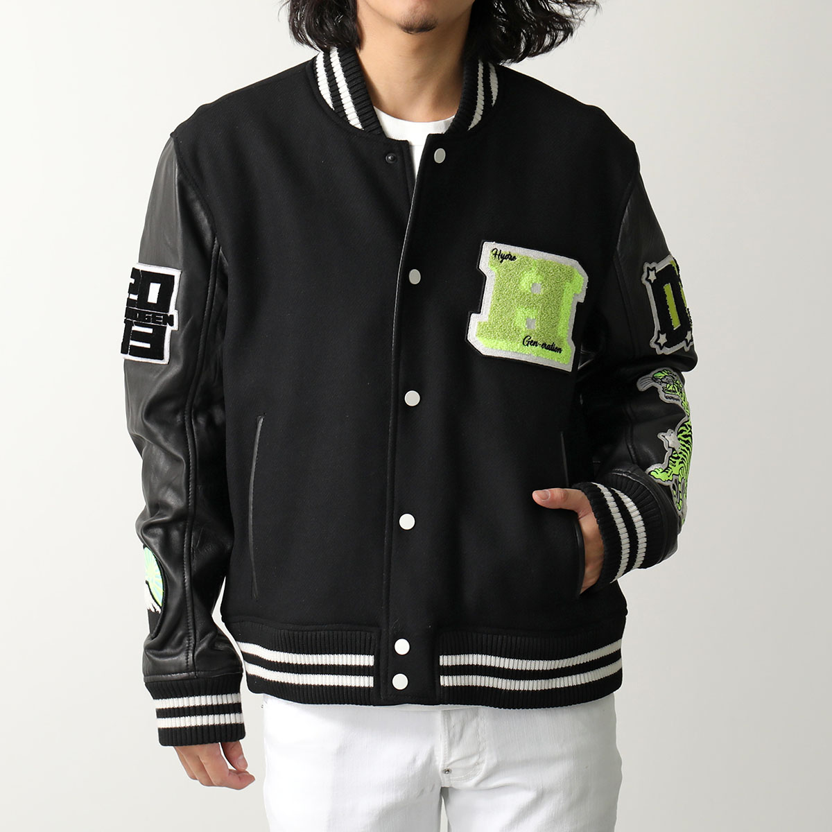 HYDROGEN（ハイドロゲン） スタジャン COLLEGE JACKET ME0002 メンズ