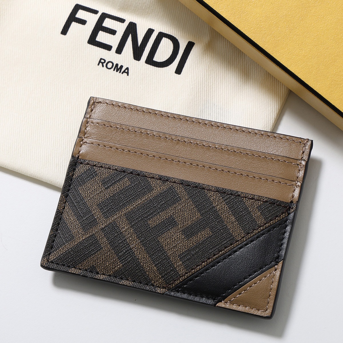 FENDI（フェンディ） カードケース 7M0164 AJF8 メンズ FFロゴ ミニ