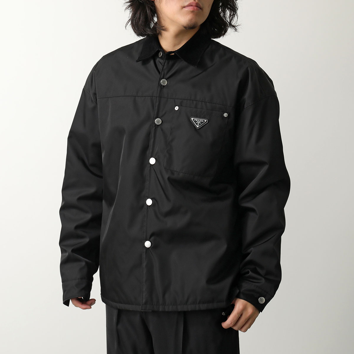 PRADA（プラダ） 中綿シャツジャケット SC713M 1WQ8 メンズ Re-Nylon