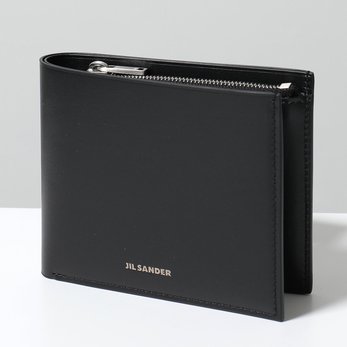 Dさん　　　JIL SANDER ブラック 二つ折り財布 JIL SANDER（ジルサンダー） 二つ折り財布 J25UI0002 P5995 レディース