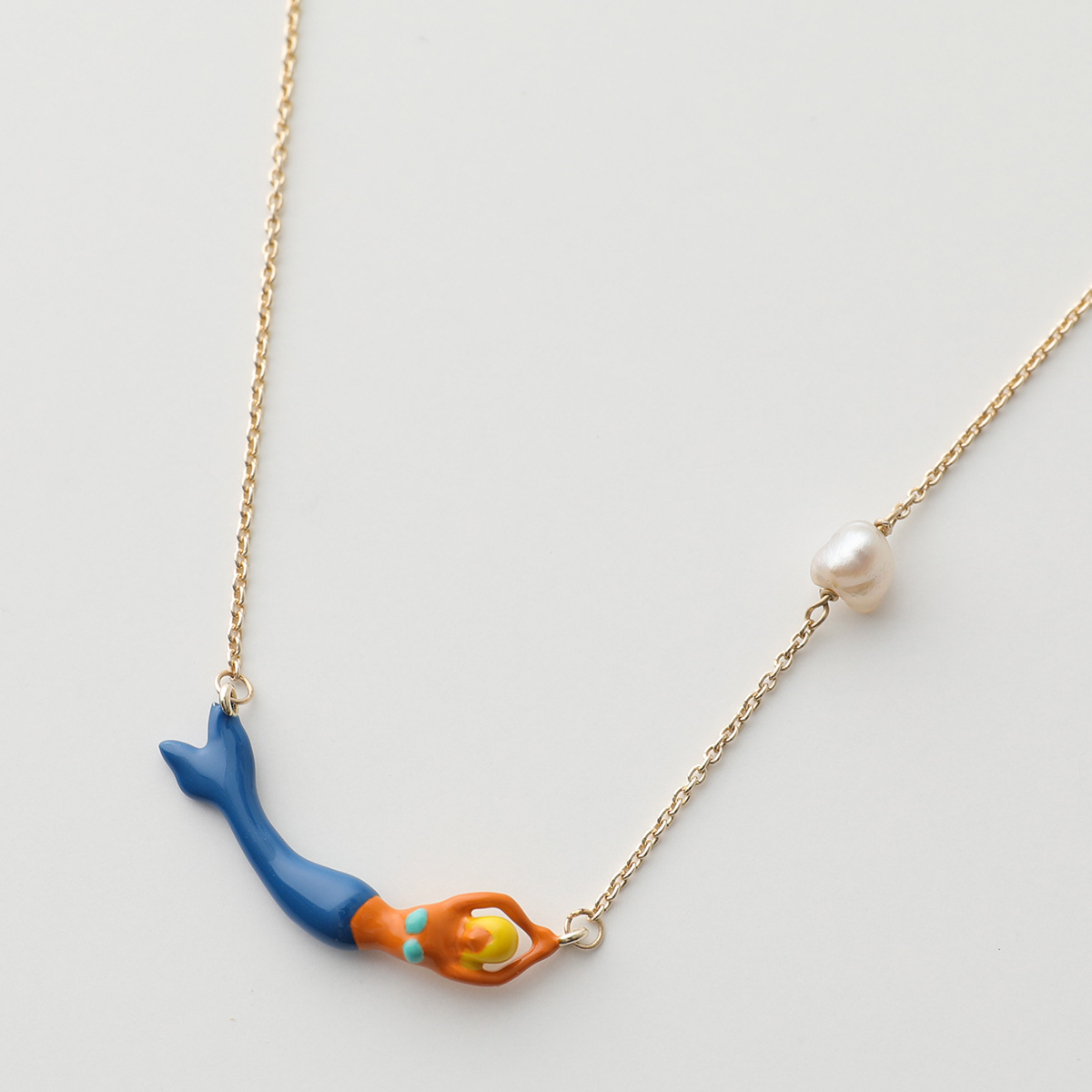 ALIITA（アリータ） ネックレス MERMAID PERLA ENAMEL NECKLACE ROLO