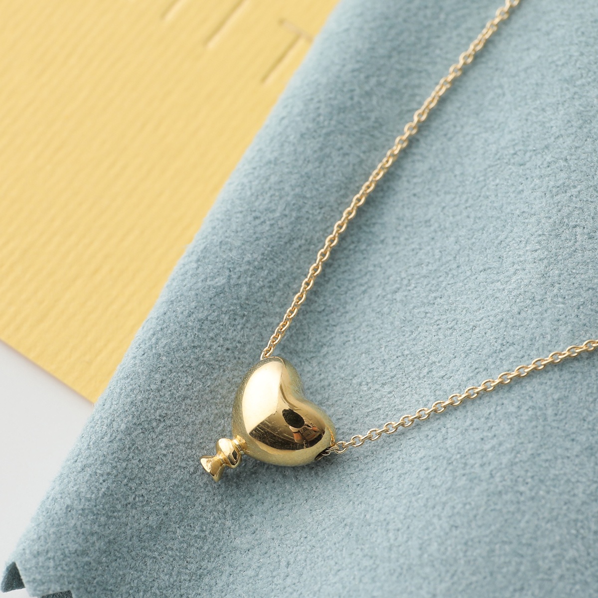 ALIITA アリータ ネックレス CORAZON BALLOON NECKLACE ROLO レディース ハート バルーン ペンダント アクセサリー J1000/YELLOW-GOLDの画像