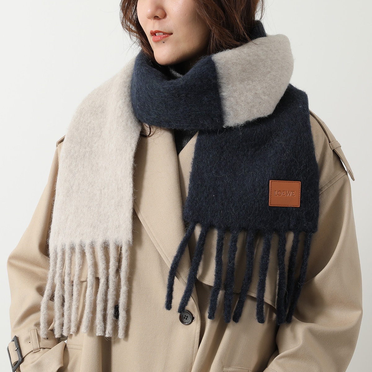 LOEWE（ロエベ） マフラー FSF4SS1W06 レディース メンズ アルパカ