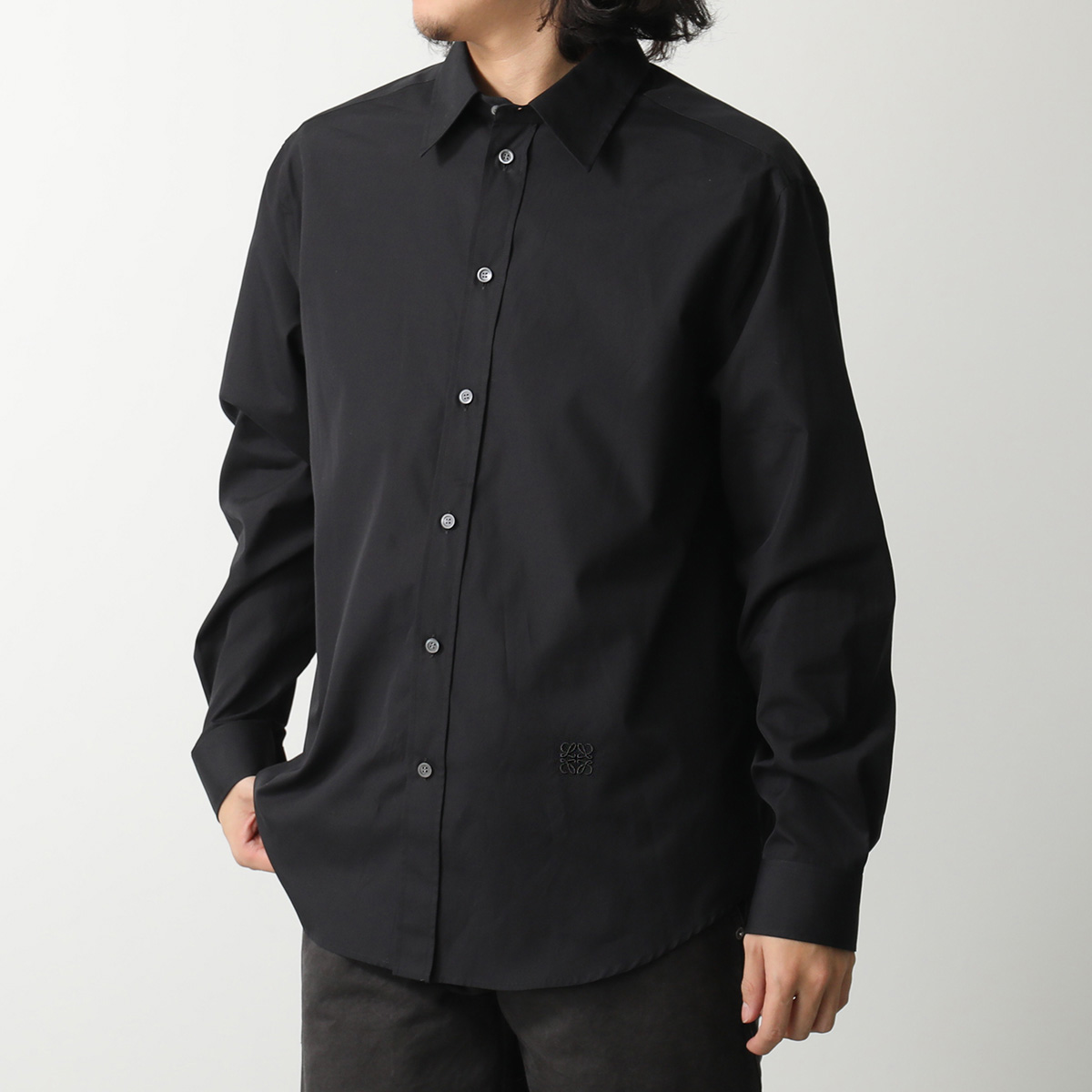 LOEWE（ロエベ） シャツ H526Y05XAT メンズ アナグラム刺繍 コットン