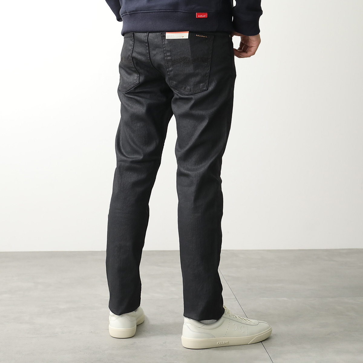 Nudie Jeans（ヌーディージーンズ） ジーンズ Lean Dean Back 2 Black