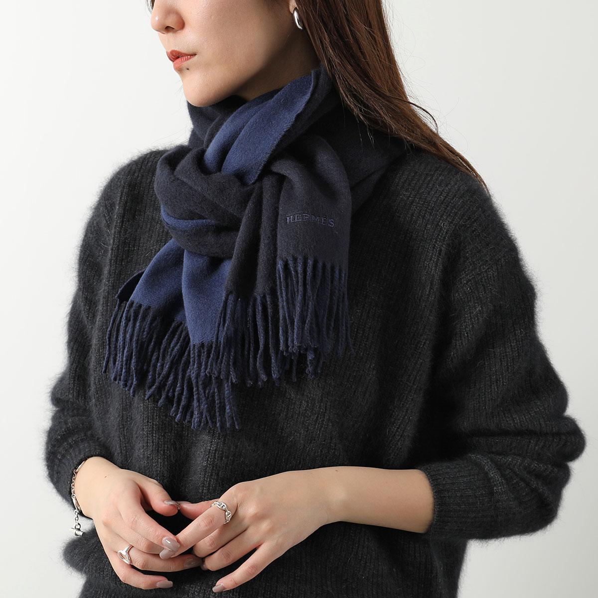 HERMES（エルメス） マフラー 170×40 レクトヴェルソ Recto Verso