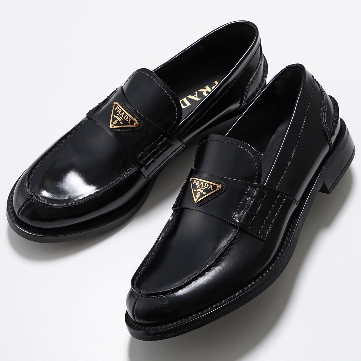 【新品未使用】PRADA ローファー PRADA（プラダ） ローファー チョコレート 1D246M ULS F0002