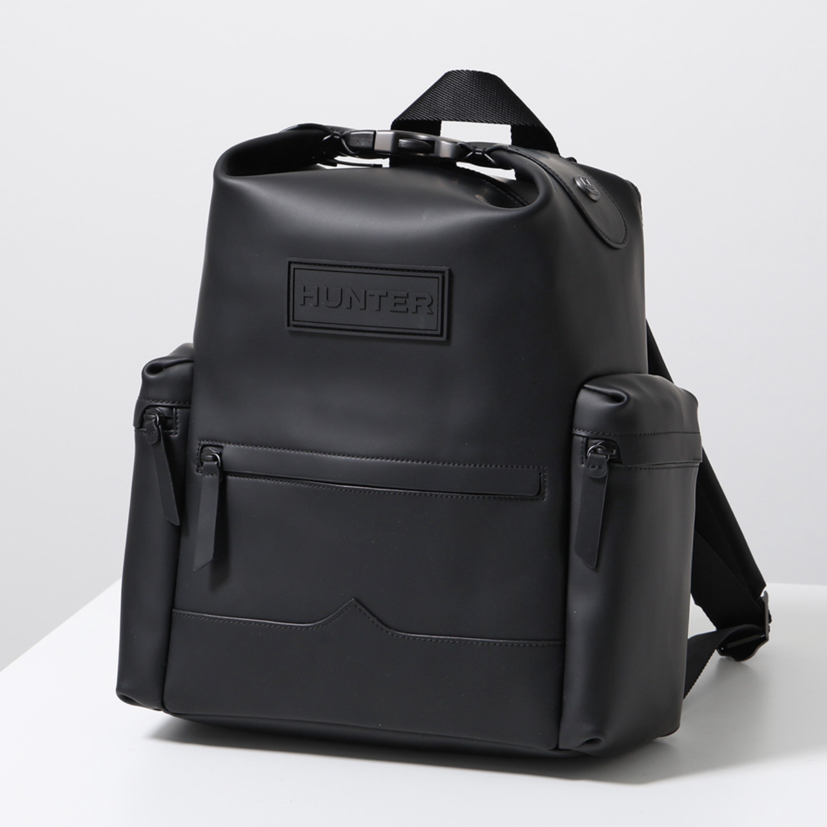 HUNTERキルティングリュック　バックパック　美品　ブラック　黒　ハンター HUNTER（ハンター） バックパック オリジナル ミディアム トップ