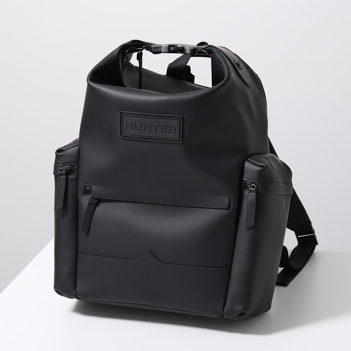 値下 HUNTER ブラック 2Way バッグ リュック HUNTER（ハンター） バックパック オリジナル ラージ トップクリップ