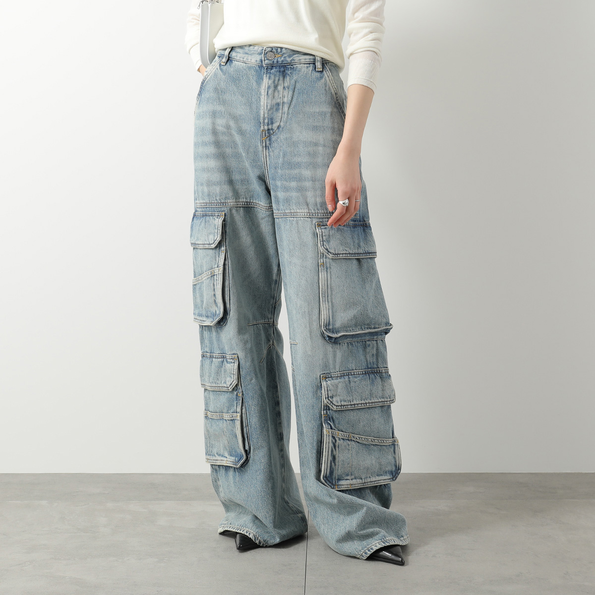 DIESEL（ディーゼル） デニムパンツ D-SIRE-CARGO-D A13316 0DBCX