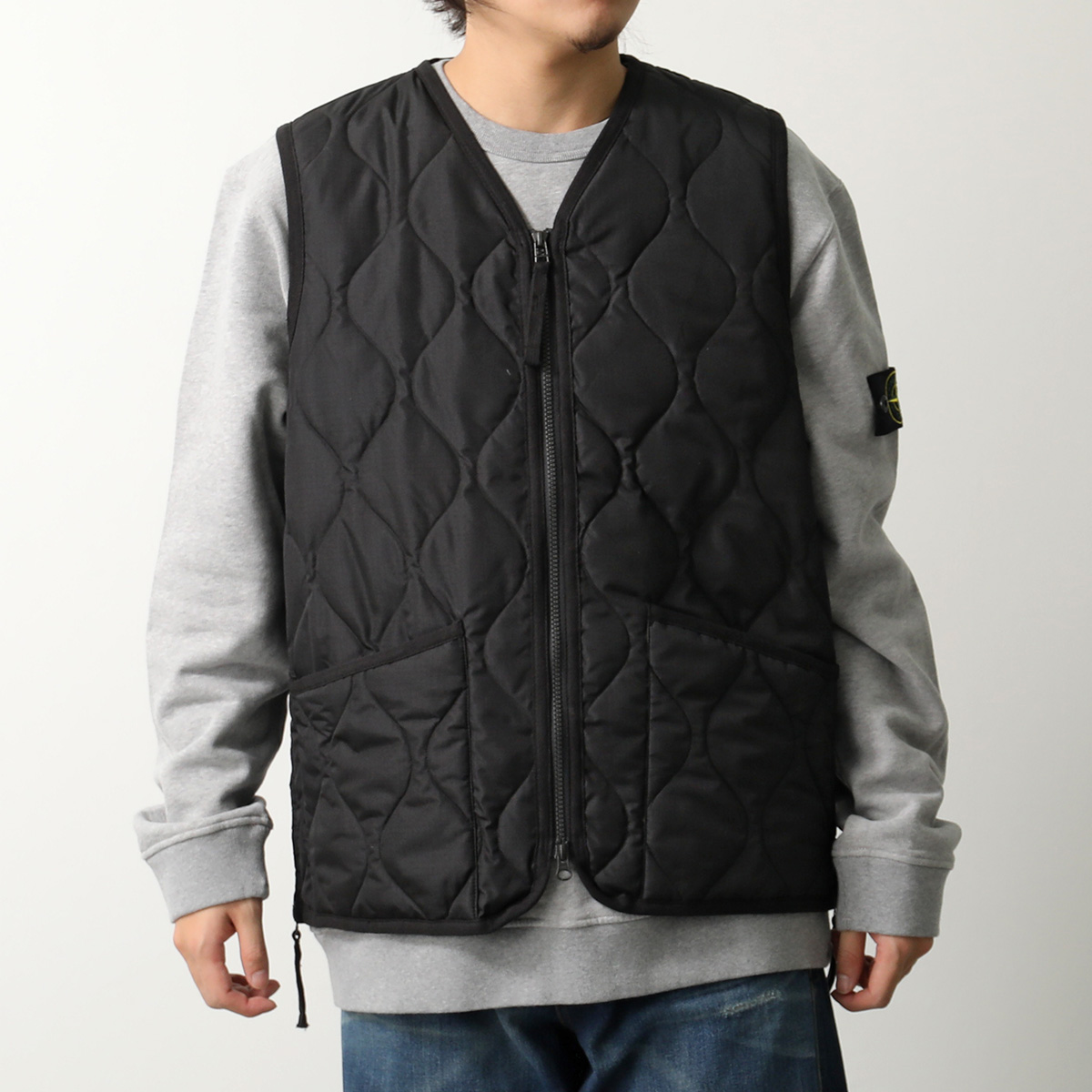 TAION タイオン ダウンベスト 001ZML-1 メンズ ミリタリー Vネック