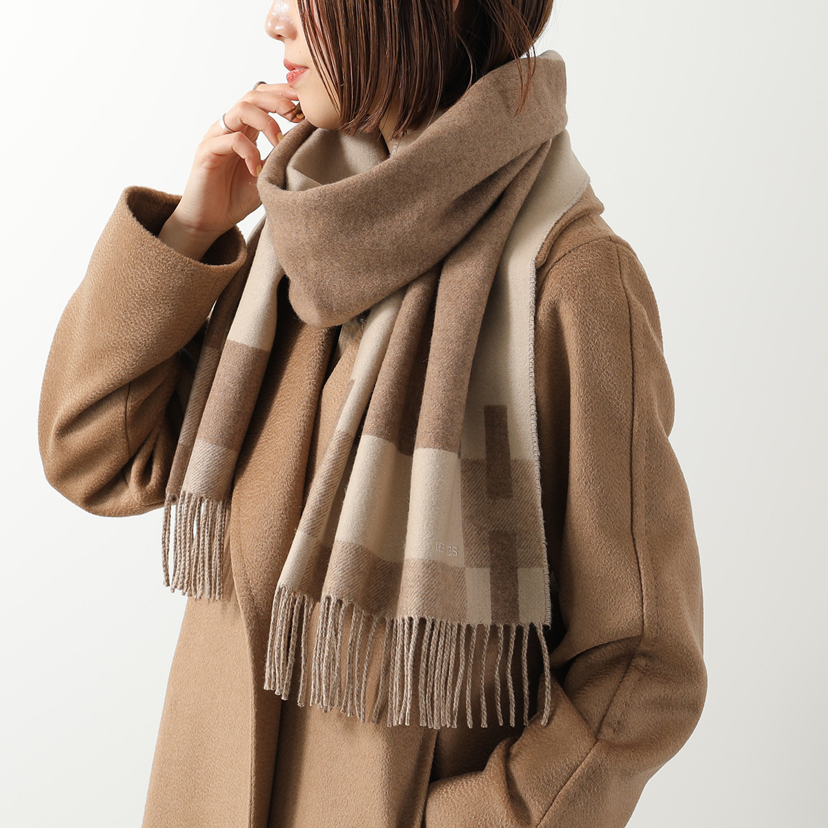 HERMES（エルメス） マフラー 170×40 Hパッサン H Passant scarf