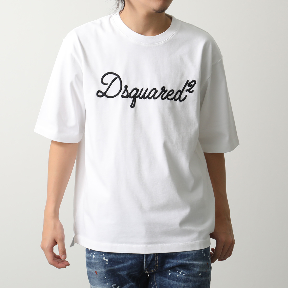 DSQUARED2（ディースクエアード） Tシャツ Embroidered Loose Fit T