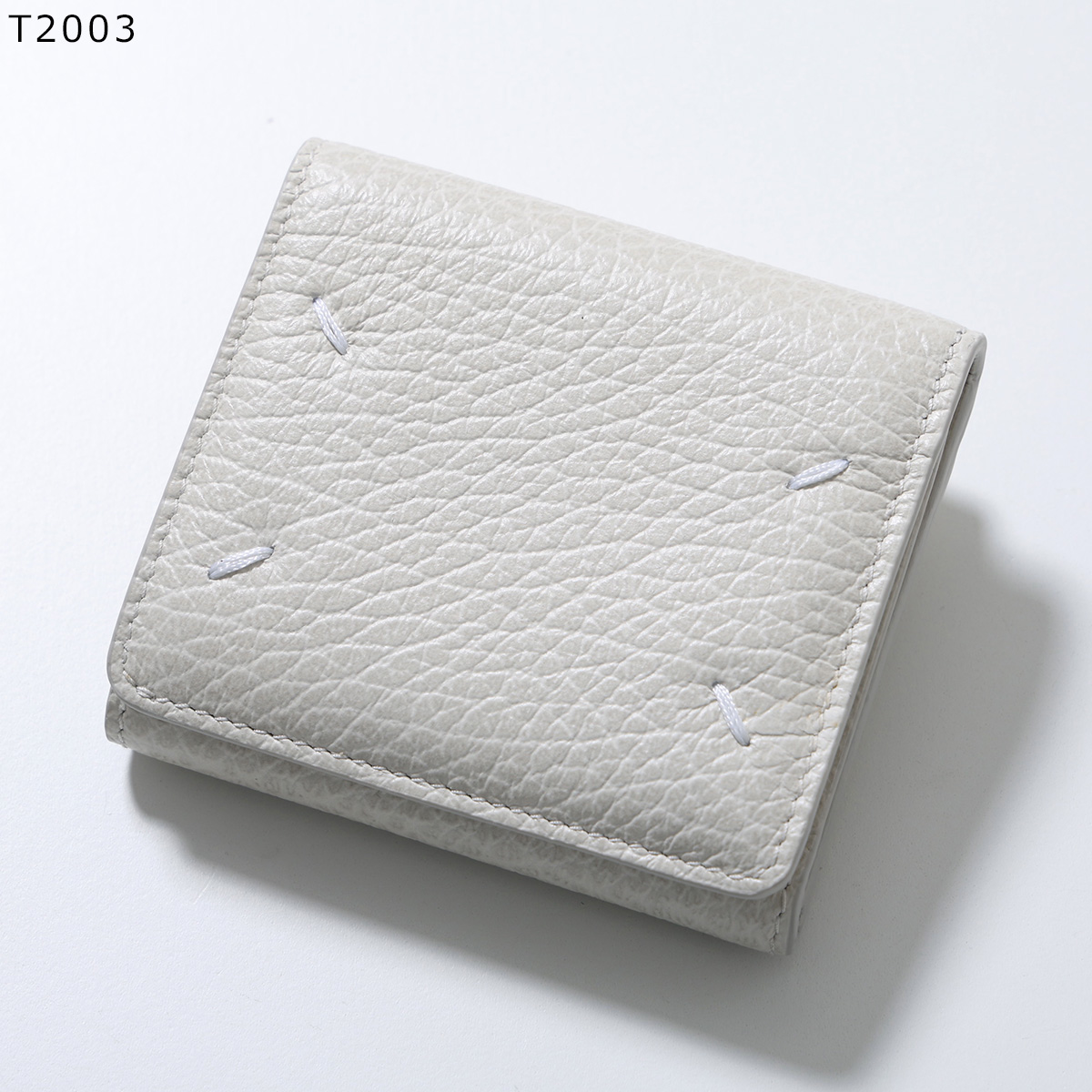 【未使用極美品】Maison Margiela 三つ折り財布 ホワイトグレー Maison Margiela（メゾンマルジェラ） 三つ折り財布 S56UI0150 P0399