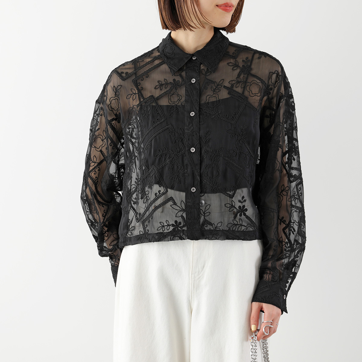 cloche（クロッシェ） クロシェ ブラウス 85550 レディース レース