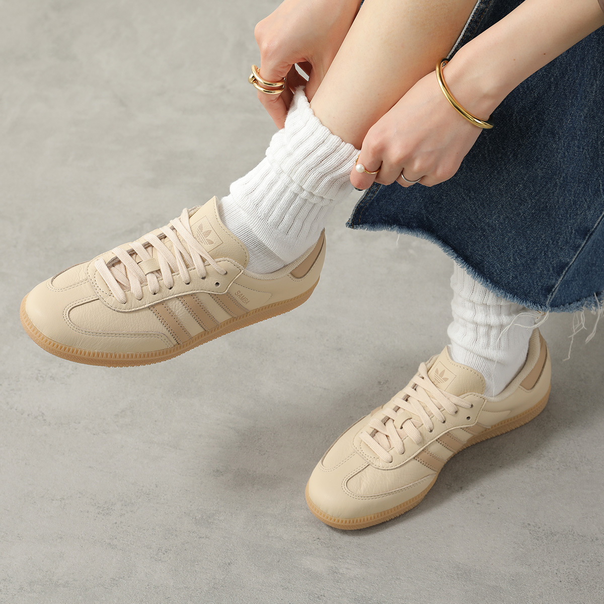 アディダス サンバ（adidas／レディースファッション）（色：ベージュ