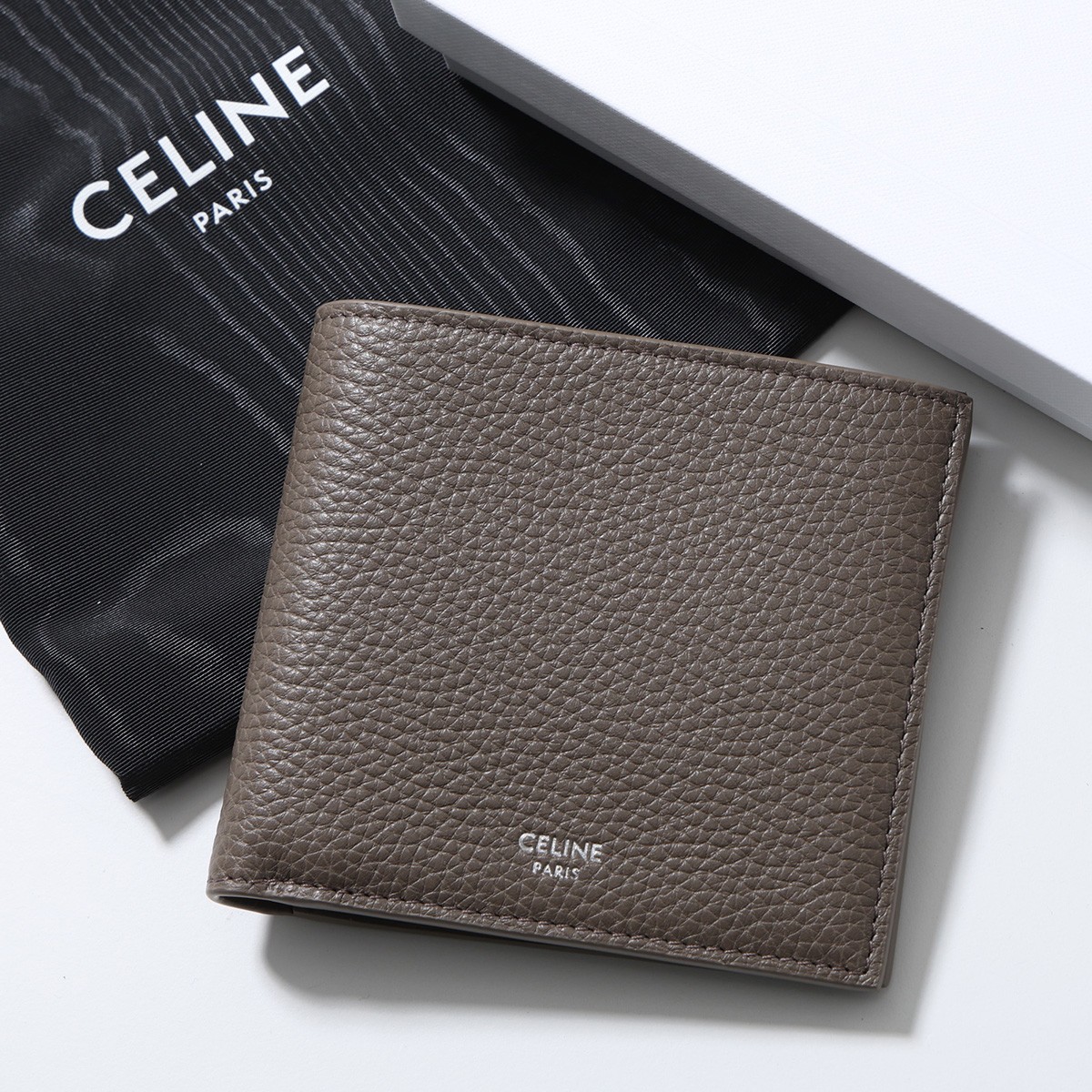 CELINE（セリーヌ） 二つ折り財布 10B653GTZ.09SR メンズ レザー ミニ