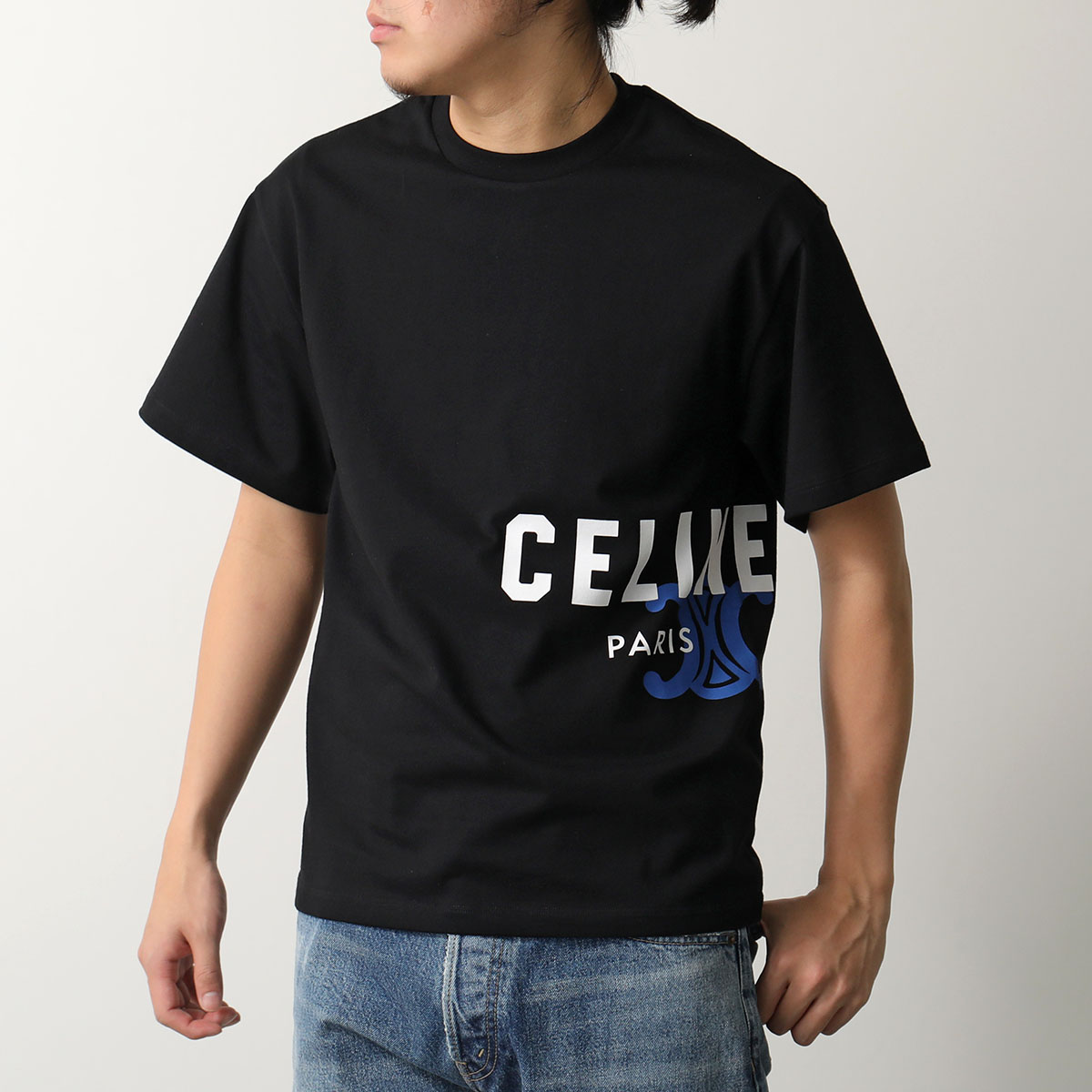 【CELINE セリーヌ】トリオンフ　Tシャツ CELINE（セリーヌ） Tシャツ RX0HV1242.GDU0 メンズ 半袖 トリオンフ