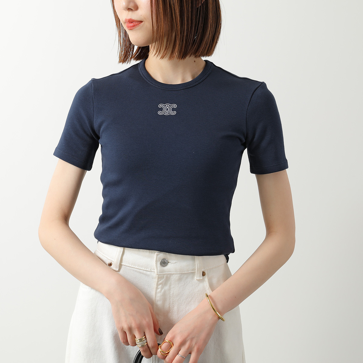 CELINE（セリーヌ） Tシャツ Triomphe トリオンフ RX0IX1407.01MA