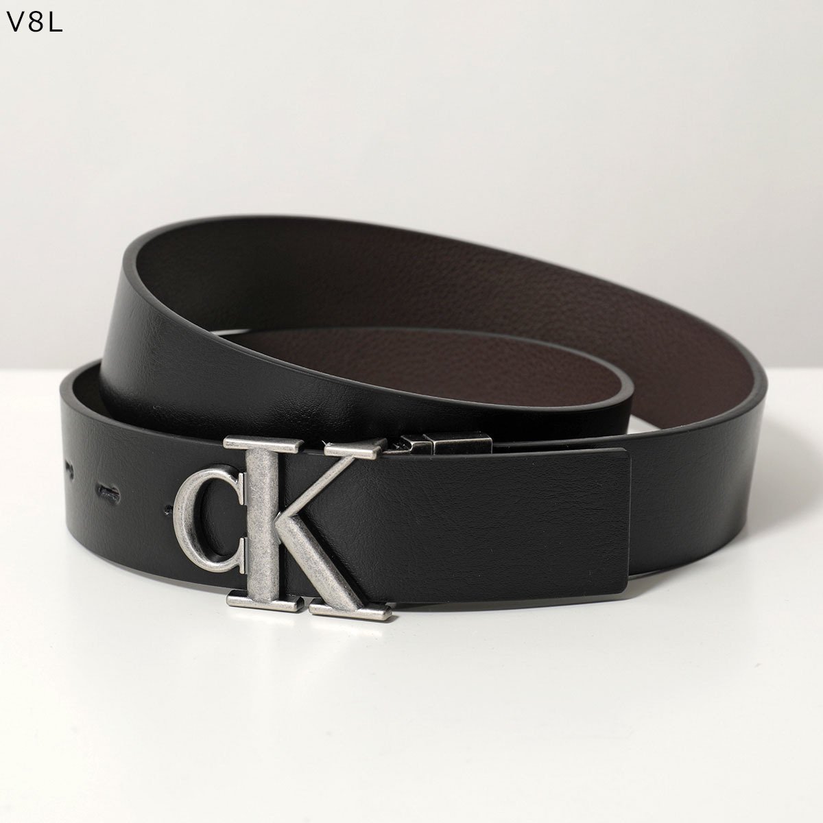 Calvin Klein（カルバン・クライン） ベルト CK BUCKLE TUMBLED 35MM
