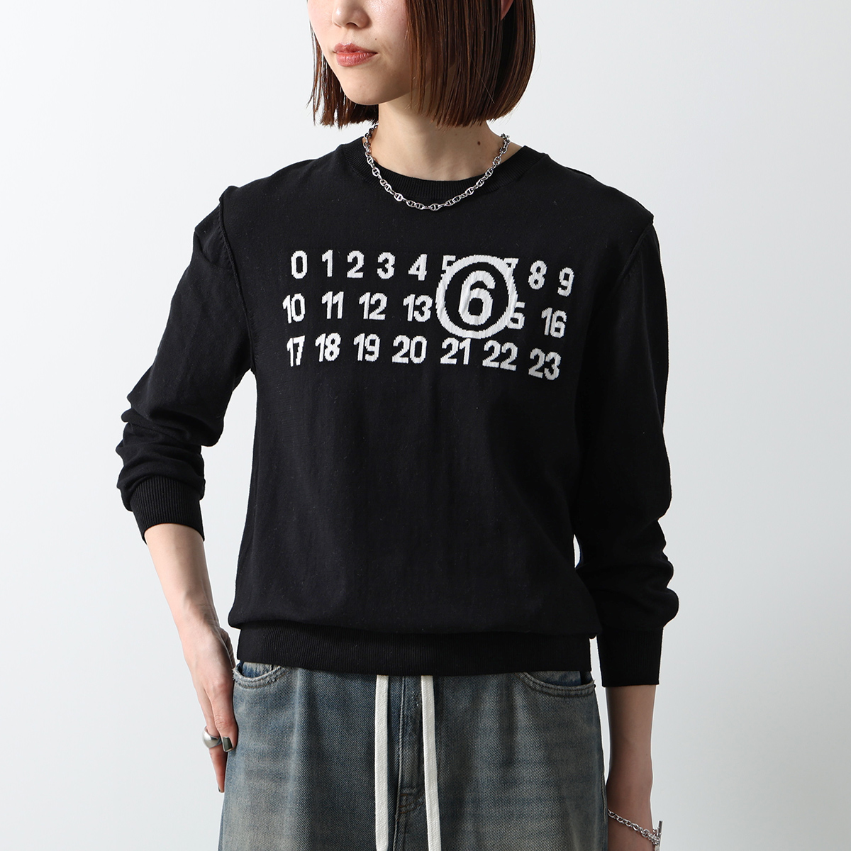 MM6 KIDS エムエムシックス メゾンマルジェラ キッズ ニット M61024