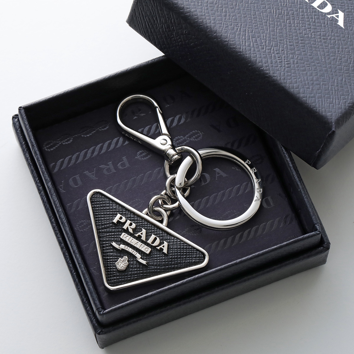 PRADA（プラダ） キーリング 2PP08 053 レディース サフィアーノレザー