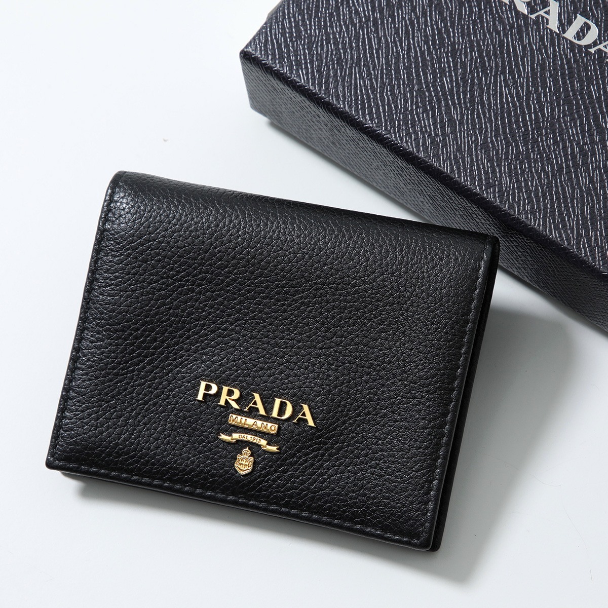 PRADA ミニ財布　ヴィッテロ　リボン　アイコン　折り財布 PRADA サフィアーノ リボン プラダ