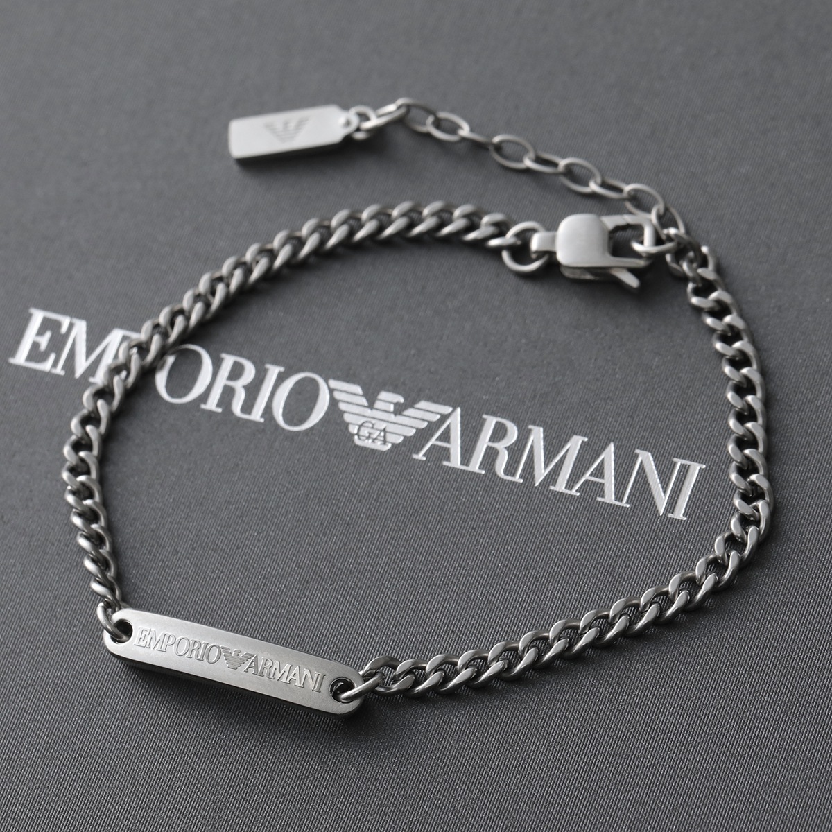 EMPORIO ARMANI エンポリオアルマーニ IDブレスレット EGS3189040