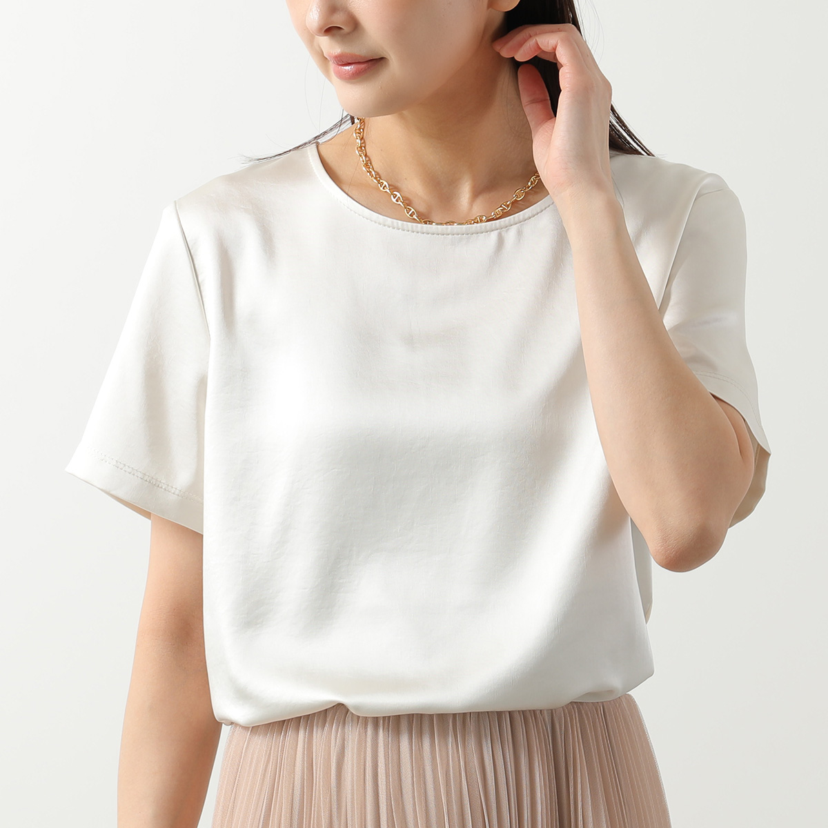 マックスマーラ ウィークエンドライン Tシャツ カットソー 半袖 ロゴ 白 MAXMARA WEEKEND LINE（マックスマーラウィークエンドライン） WEEKEND