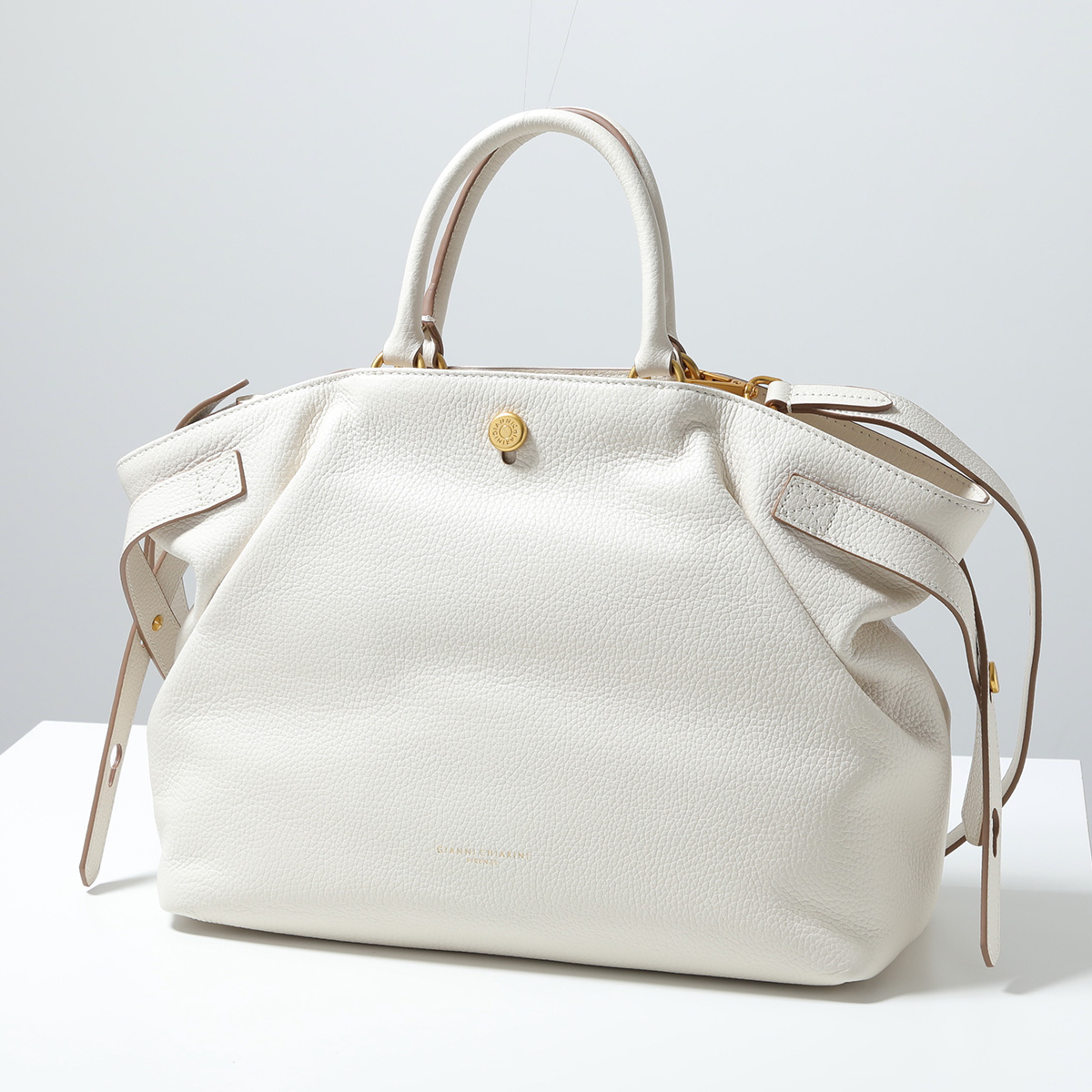 GIANNI CHIARINI ハンドバッグ　本革　レザー GIANNI CHIARINI（ジャンニ キアリーニ） ハンドバッグ CLAUDETTE