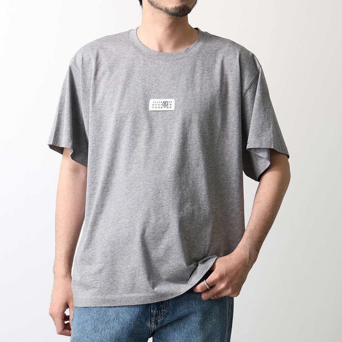 ☆お値下げ MM6 Tシャツ　ロゴ　マルジェラ　2025購入　グレー MM6 エムエムシックス メゾンマルジェラ Tシャツ SH0GC0071 M20170