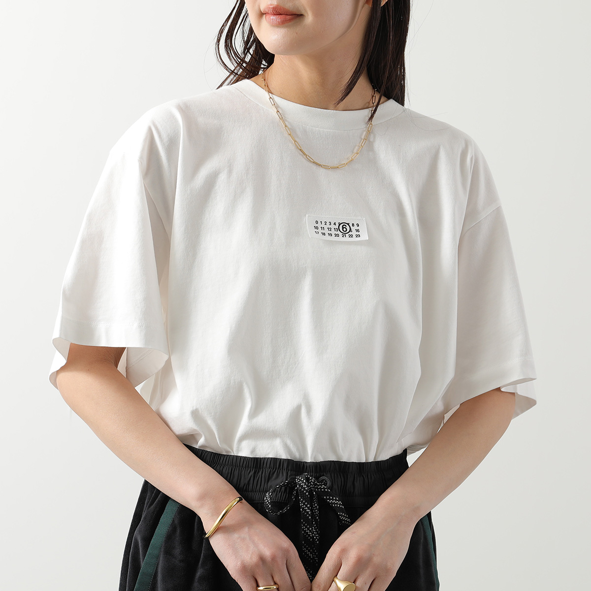 MM6 Tシャツ・カットソー レディース MM6 エムエム6 S52GC0189 S24405 Tシャツ レディース トップス 3枚