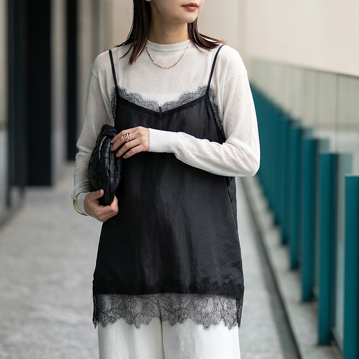 cloche（クロッシェ） クロシェ キャミソール 85710 レディース レース