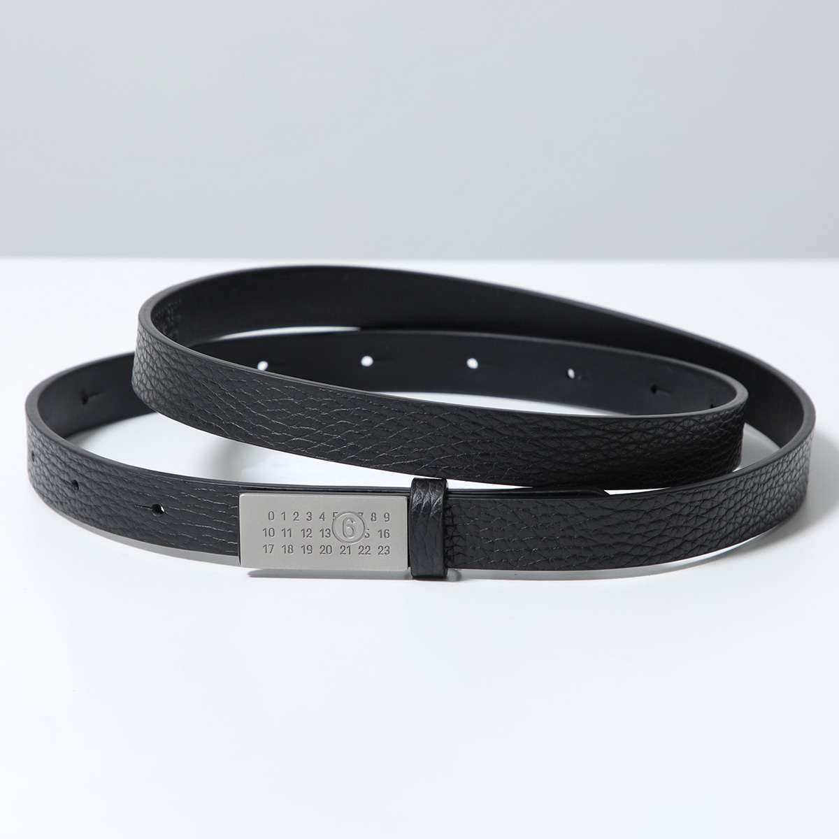 MM6 Maison Margiela ナローベルト　ブラック MM6 エムエムシックス メゾンマルジェラ ナローベルト SA5TP0011 P8883